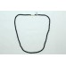 Single Line natural Blue Sunstone Gemstone 4MM Beads String Necklace 19' B48